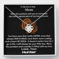 Lurve™ Mom - Listen, Hug & Hold, Heart of Gold, Turkey Hunter Love Knot Necklace