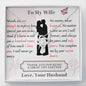 Lurve™ Wife, Words Not Enough To Express Love Knot Necklace