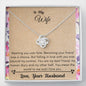 Lurve™ Wife - Mean The World To Me Love Knot Necklace