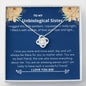 Unbiological Sister - Everything, Amazing, Wnderful Love Knot Necklace