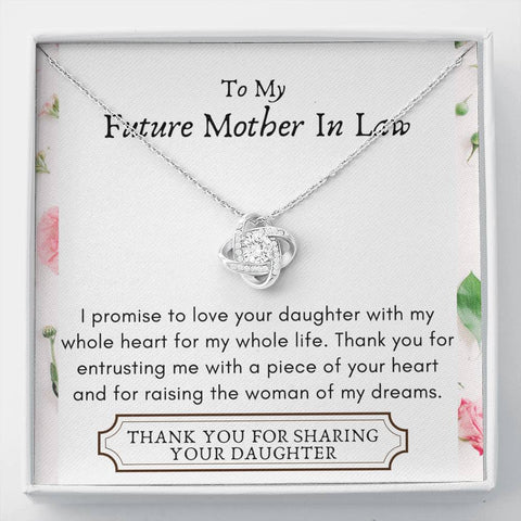 Lurve™ Future Mother In Law - Your Daughter, Whole Heart Love Knot Necklace