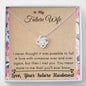 Lurve™ Future Wife - Love You Over and Over Again Love Knot Necklace
