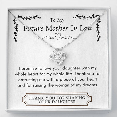 Lurve™ Future Mother In Law - Your Daughter, Whole Heart Love Knot Necklace