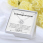 Unbiological Sister - Believe, Strength, Unconditional Support Love Knot Necklace
