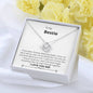 Bestie - Miss You, Love You Love Knot Necklace