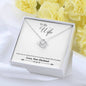 Lurve™ To Wife - Together We're Everything Love Knot Necklace