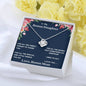 Lurve™ Bonus Daughter - I Need to Say Love Knot Necklace