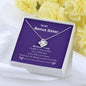 Bonus Sister - Because of You Love Knot Necklace