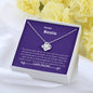 Bestie - Treasure, Encouragement,Inspiration Love Knot Necklace
