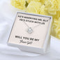 Lurve™ Stuck With Us, Flower Girl Love Knot Necklace