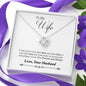Lurve™ To Wife - Date, Kiss, Love Love Knot Necklace