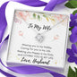 Lurve™ To My Wife - Missing You Is My Hobby Love Knot Necklace