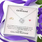 Lurve™ Girlfriend - Wonderful Moments, More Than Words Love Knot Necklace