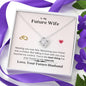 Lurve™ Future Wife - Best Thing, Internet Love Knot Necklace