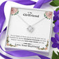 Lurve™ Girlfriend - Wonderful Moments, More Than Words Love Knot Necklace