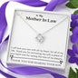 Lurve™ Mother In Law - A Piece of Your Heart Love Knot Necklace