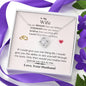 Lurve™ Wife - Braver, Stronger, Smarter, Loved Love Knot Necklace