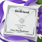 Lurve™ Girlfriend - I Love You More Love Knot Necklace