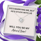 Lurve™ Stuck With Us, Matron of Honor Love Knot Necklace