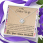 Lurve™ Future Wife - Kiss Your Lips Every Single Day Love Knot Necklace