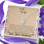 Lurve™ Wife - Choose You To Do Life With Love Knot Necklace