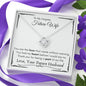 Lurve™ Future Wife - Love, Heart, Part Love Knot Necklace