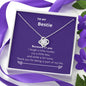 Bestie - Because of You Love Knot Necklace