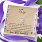 Lurve™ Wife - Life & Heart With You Love Knot Necklace