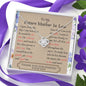 Lurve™ Future Mother In Law - Stole My Heart, Your Son Love Knot Necklace