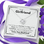 Lurve™ Girlfriend - First Love, Kiss, Desire, Last Everything Love Knot Necklace
