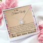 Lurve™ Future Wife - Mean The World To Me Love Knot Necklace