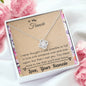Lurve™ Fiancee - Love You Over and Over Again Love Knot Necklace