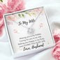 Lurve™ To My Wife - Missing You Is My Hobby Love Knot Necklace