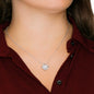 Lurve™ To My Wife - Ability To See Yourself Love Knot Necklace