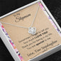 Lurve™ Stepmom - You Are Special To Me Love Knot Necklace
