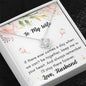 Lurve™ Wife - Keep Me In Your Heart Love Knot Necklace