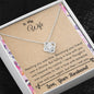 Lurve™ WIfe - I Never Thought Love Knot Necklace
