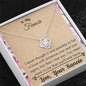 Lurve™ Fiancee - Love You Over and Over Again Love Knot Necklace