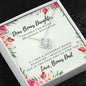 Lurve™ Thanks My Bonus Daughter, Love Bonus Dad Love Knot Necklace