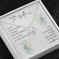 Lurve™ To my Wife-Until Your Situation Change Love Knot Necklace