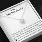 Lurve™ Mother In Law - A Piece of Your Heart Love Knot Necklace