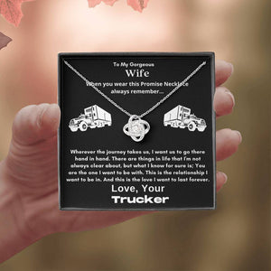 Lurve™ Wife - Promise Necklace, Your Trucker Love Knot Necklace