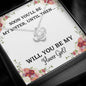Lurve™ Soon Sister, Flower Girl Love Knot Necklace