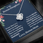 Lurve™ Bonus Daughter - Always Remember Love Knot Necklace