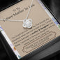 Lurve™ Future Mother In Law - Mother Daughter, Whole Heart Love Knot Necklace