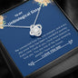 Unbiological Sister - Connected, Wonderful Journey Love Knot Necklace