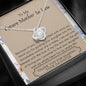Lurve™ Future Mother In Law - Remarkable Woman, The Gift Love Knot Necklace
