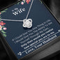 Lurve™ Wife - Special To Me Love Knot Necklace
