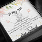 Lurve™ To My Wife - All My Lasts To Be With You Love Knot Necklace