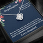 Lurve™ Stepdaughter - Close to Your Heart Love Knot Necklace